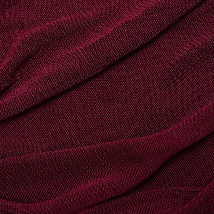Burgundy Viscose Knit Maxi Dress Women Self Portrait Dresses Burgundy Viscose Knit Maxi Dress Women Self Portrait Dresses