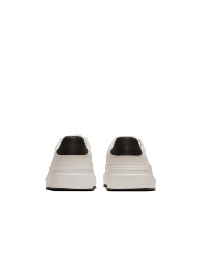 Calfskin BCourt Sneakers With Logo White Men Balmain Sneakers