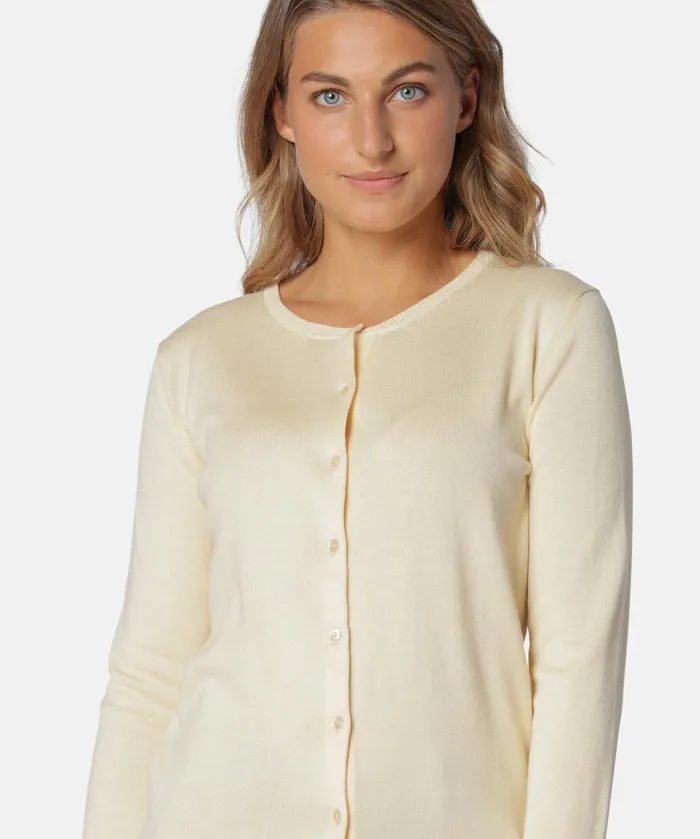 Cardigan 8211 Flan Yellow Clothing Ilse Jacobsen Knitwear Cardigan 8211 Flan Yellow Clothing Ilse Jacobsen Knitwear