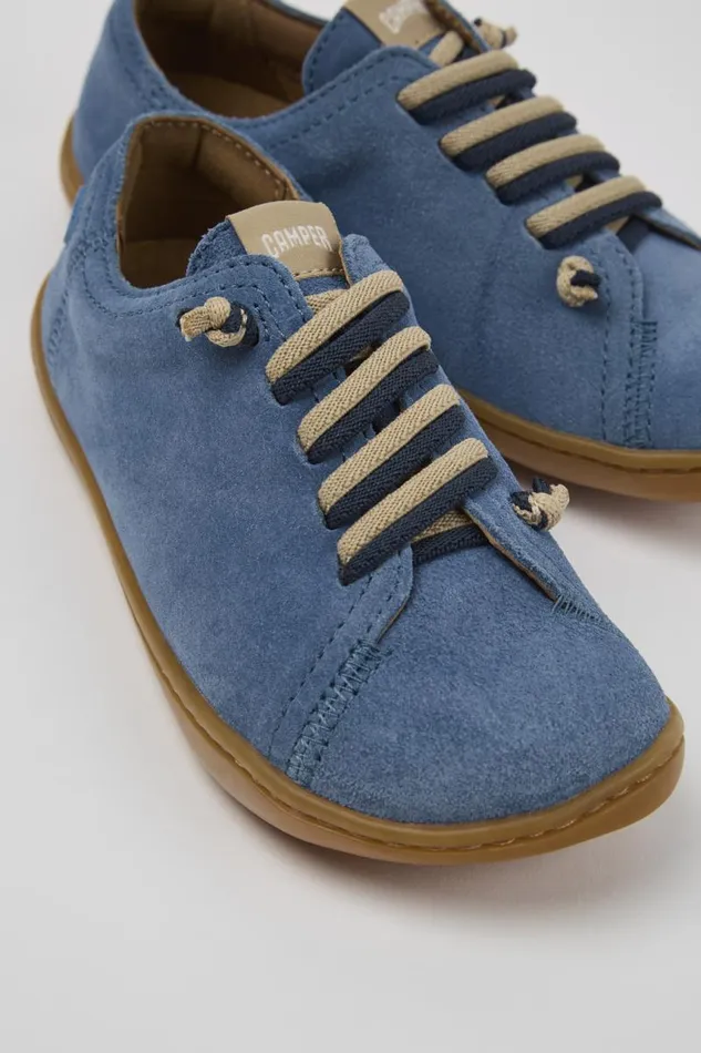 Casual Shoes Kids Camper Peu Blue Nubuck Kids039 Shoe