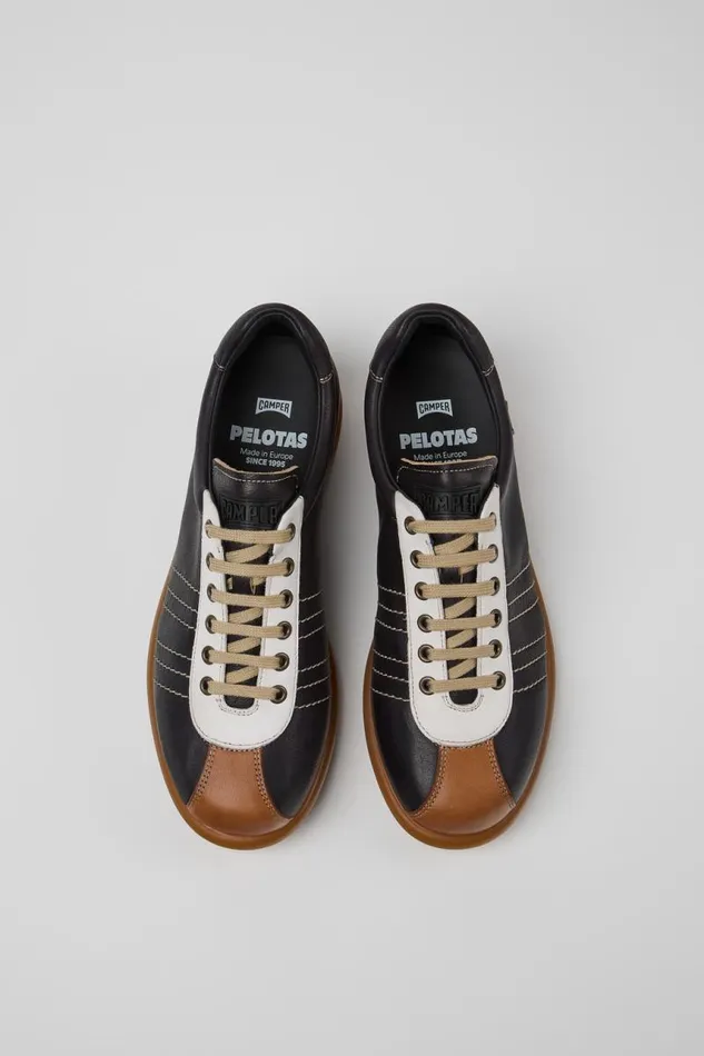 Casual Shoes Men Camper Pelotas Multicolor Leather Shoes Casual Shoes Men Camper Pelotas Multicolor Leather Shoes