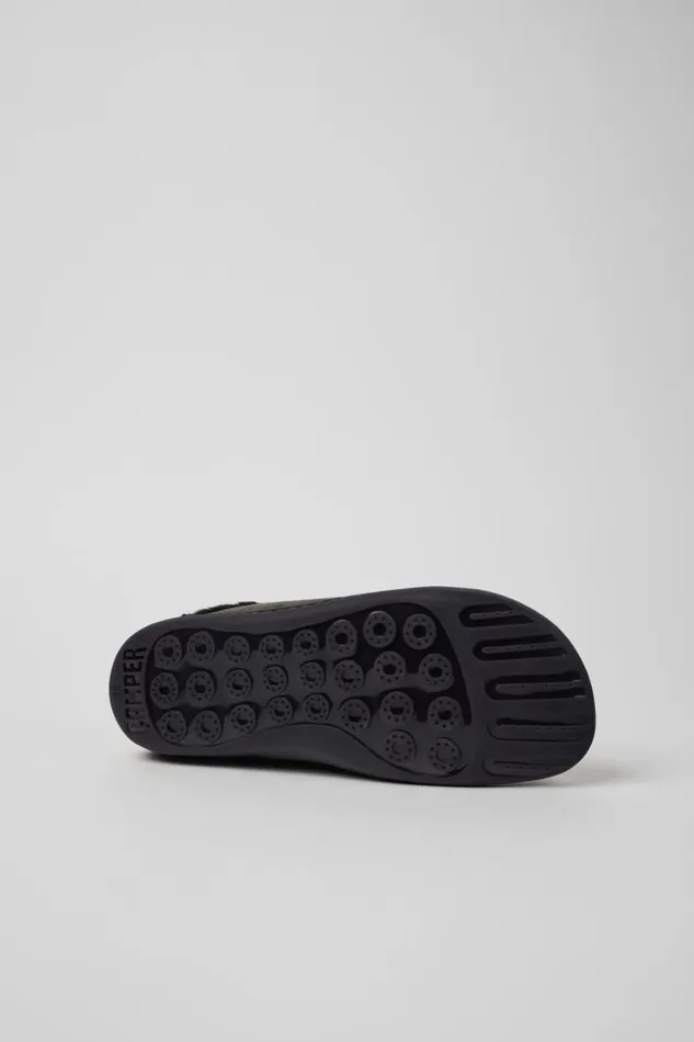 Casual Shoes Women Camper Peu Gray Nubuck Clogs