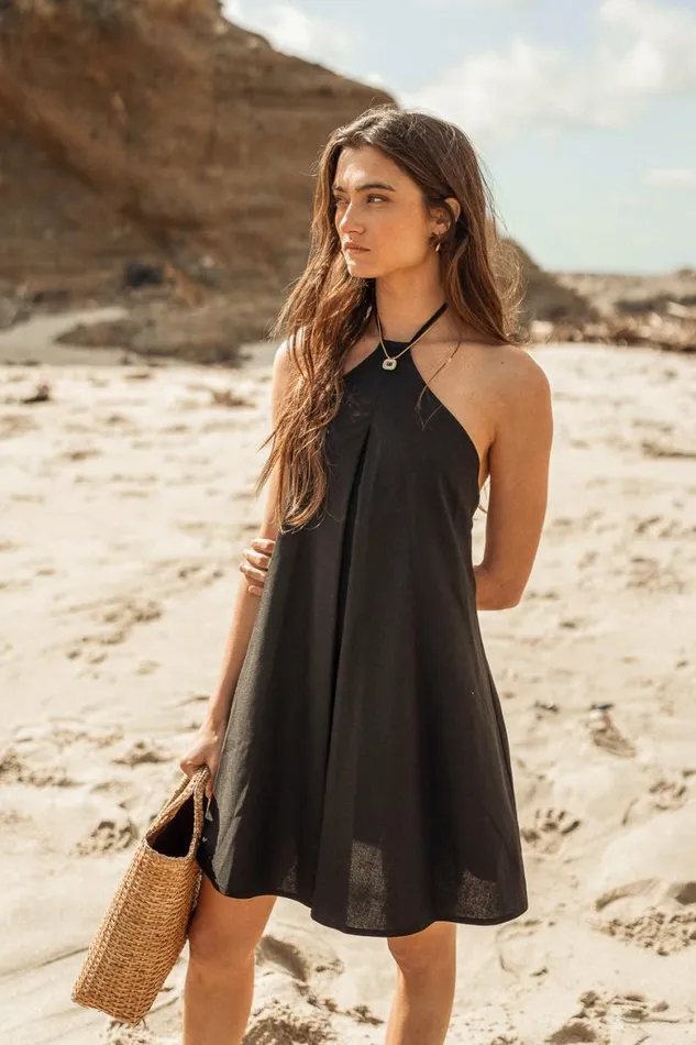 Cecilia Mini Dress Black Women Bohme Dresses