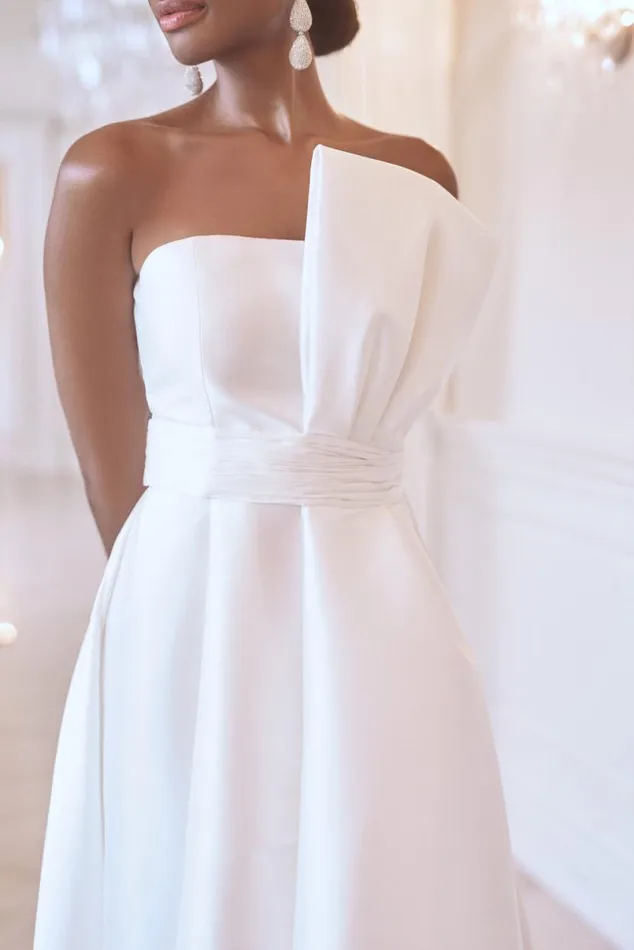 Ceremony Women Sachin and Babi Tara Gown 8211 Off White