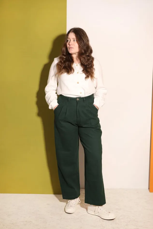 Classic Slacks Forest Green Womens LF Markey Trousers