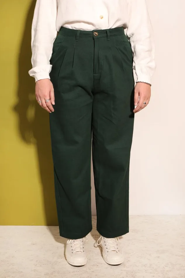 Classic Slacks Forest Green Womens LF Markey Trousers