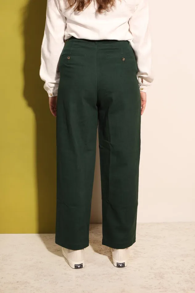 Classic Slacks Forest Green Womens LF Markey Trousers