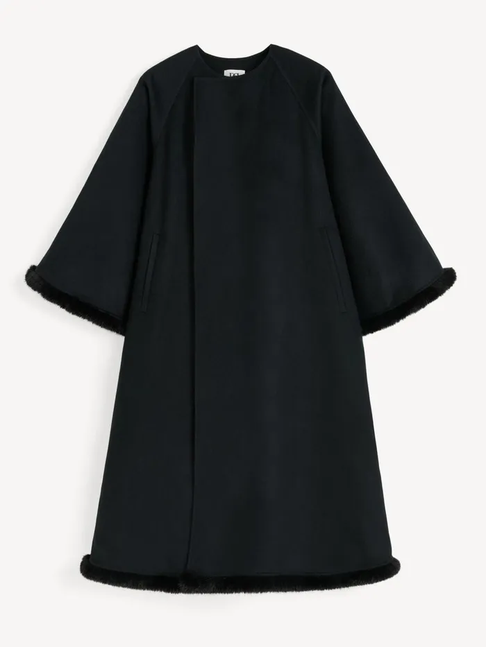 Coats and Jackets Women By Malene Birger Dalimas Wool Coat Black