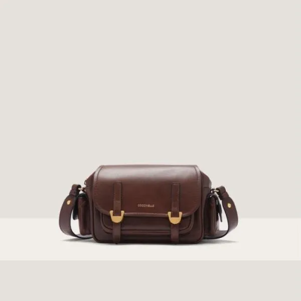 Coccinelle Campus Vintage Small Fondant Brown Women Coccinelle Crossbody Bags
