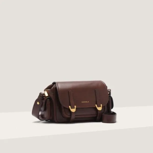 Coccinelle Campus Vintage Small Fondant Brown Women Coccinelle Crossbody Bags Coccinelle Campus Vintage Small Fondant Brown Women Coccinelle Crossbody Bags