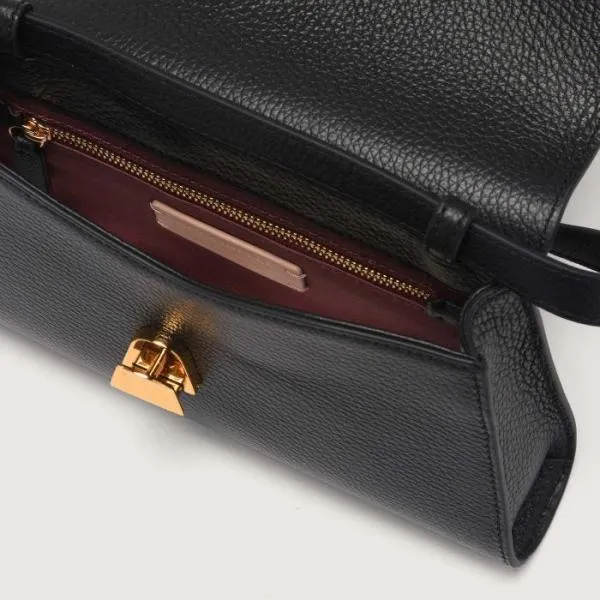 Coccinelle Dew Small Noir Women Coccinelle Shoulder Bags Coccinelle Dew Small Noir Women Coccinelle Shoulder Bags