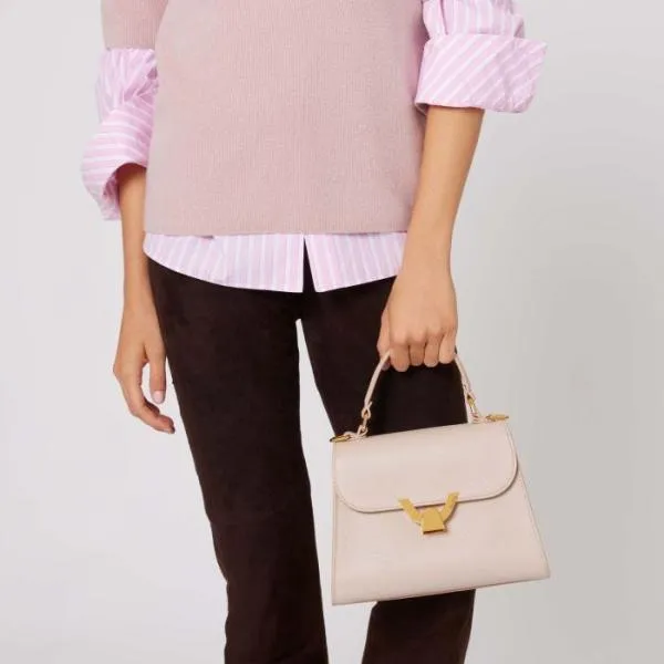 Coccinelle Dew Small Rosette Women Coccinelle Top Handle Bag Coccinelle Dew Small Rosette Women Coccinelle Top Handle Bag