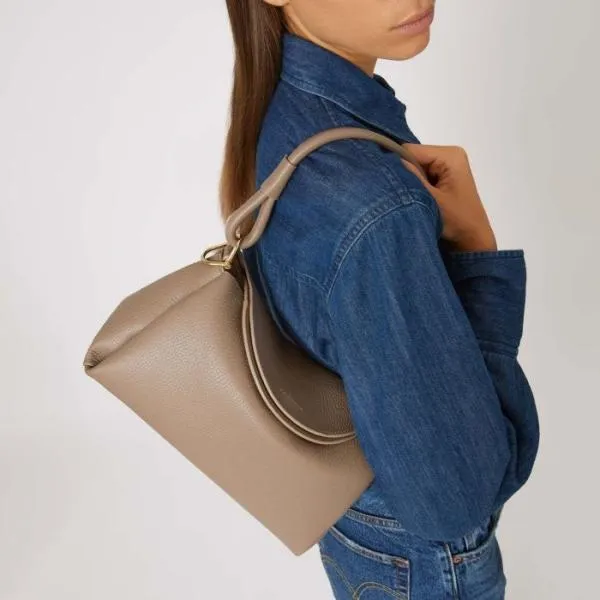 Coccinelle Eclyps Medium Warm Taupe Women Coccinelle Shoulder Bags