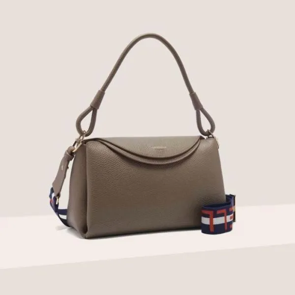 Coccinelle Eclyps Medium Warm Taupe Women Coccinelle Shoulder Bags