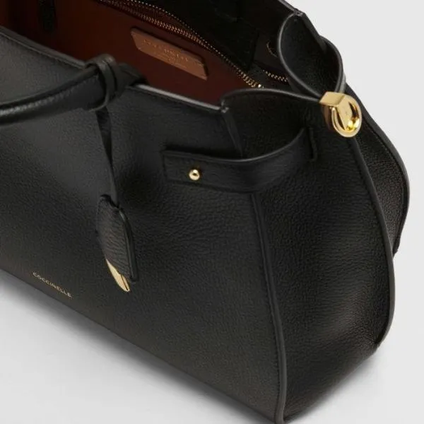 Coccinelle Klich Medium Noir Women Coccinelle Top Handle Bag Coccinelle Klich Medium Noir Women Coccinelle Top Handle Bag