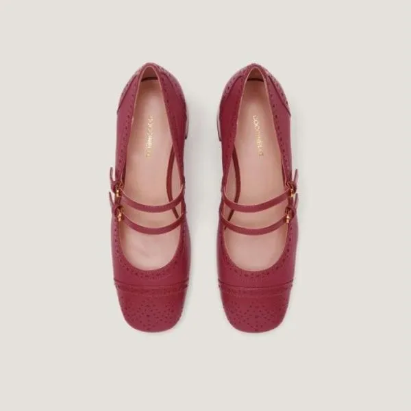 Coccinelle Magal Shiny Brogue Rosewoodrosewo Women Coccinelle Pump And Slingback Coccinelle Magal Shiny Brogue Rosewoodrosewo Women Coccinelle Pump And Slingback