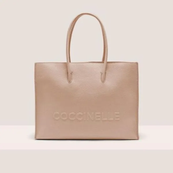 Coccinelle Myrtha Maxi Logo Medium Rosette Women Coccinelle Top Handle Bag