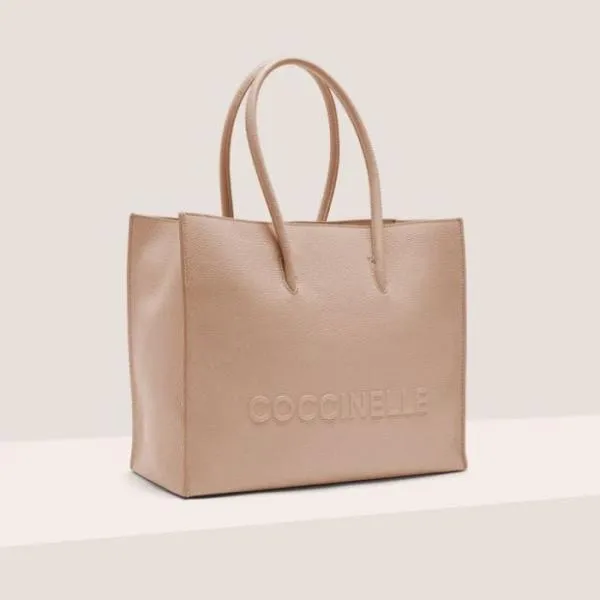 Coccinelle Myrtha Maxi Logo Medium Rosette Women Coccinelle Top Handle Bag Coccinelle Myrtha Maxi Logo Medium Rosette Women Coccinelle Top Handle Bag