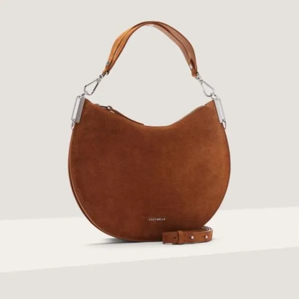 Coccinelle Sunup Suede Medium Cuir Women Coccinelle Shoulder Bags Coccinelle Sunup Suede Medium Cuir Women Coccinelle Shoulder Bags