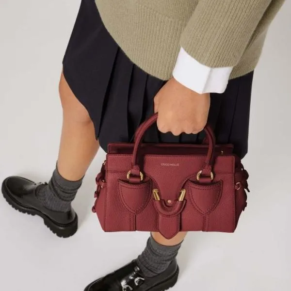 Coccinelle York Small Brandy Women Coccinelle Top Handle Bag
