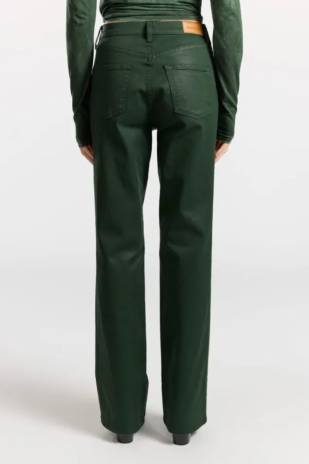 COTTON CITIZEN PANTS Cindy Pant Hunter Coated 8211 Women
