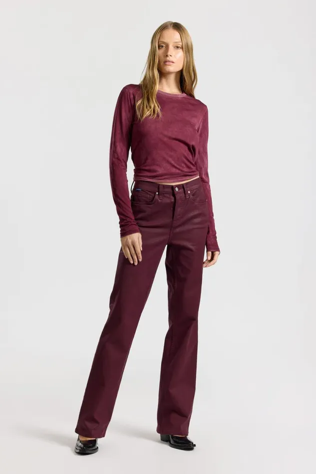 COTTON CITIZEN PANTS Cindy Pant Mulberry Coated 8211 Women