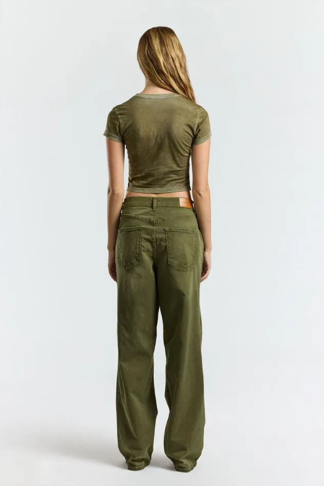 COTTON CITIZEN TEES Standard Baby Tee Vintage Fern 8211 Women