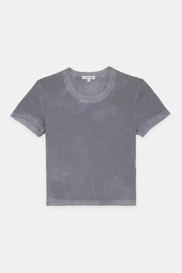 COTTON CITIZEN TEES Standard Baby Tee Vintage Natural Blue 8211 Women