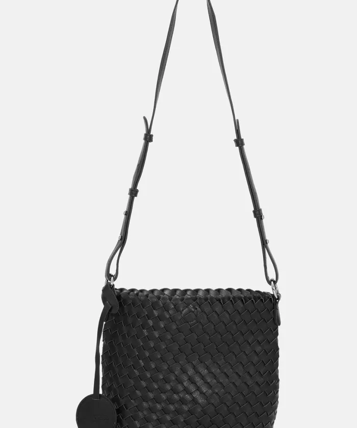 Crossbody Bag 8211 Black Gun Metal Accessories Ilse Jacobsen Bags