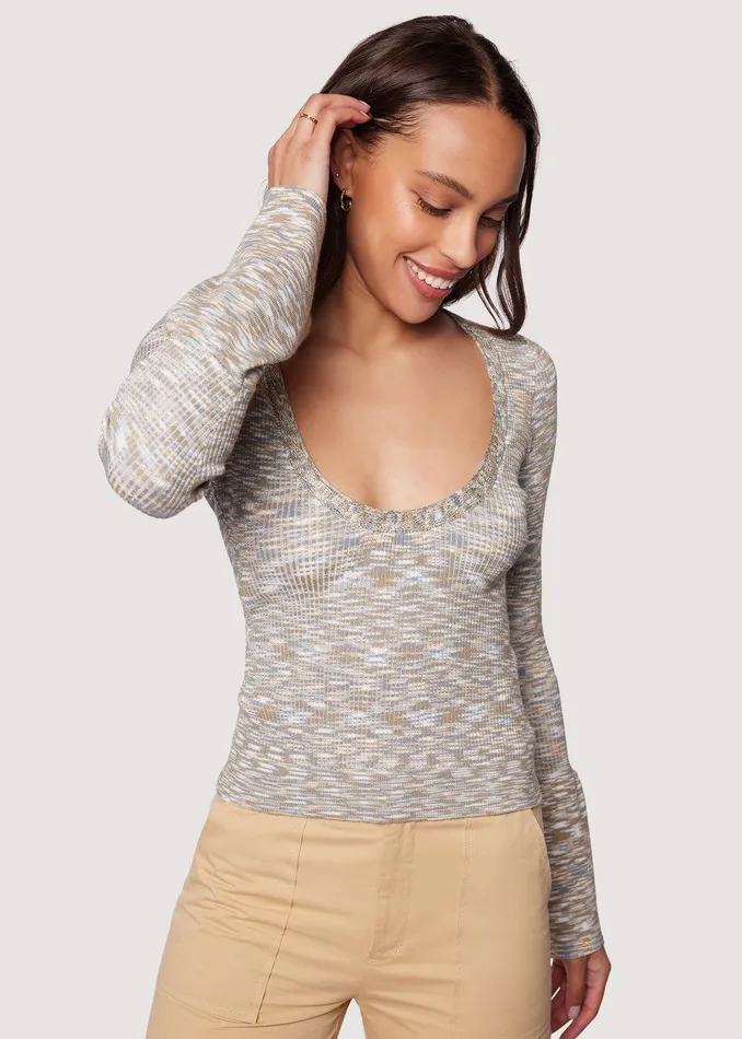 Daryn Bell Sleeve Sweater Agave Women Lost Wander Tops