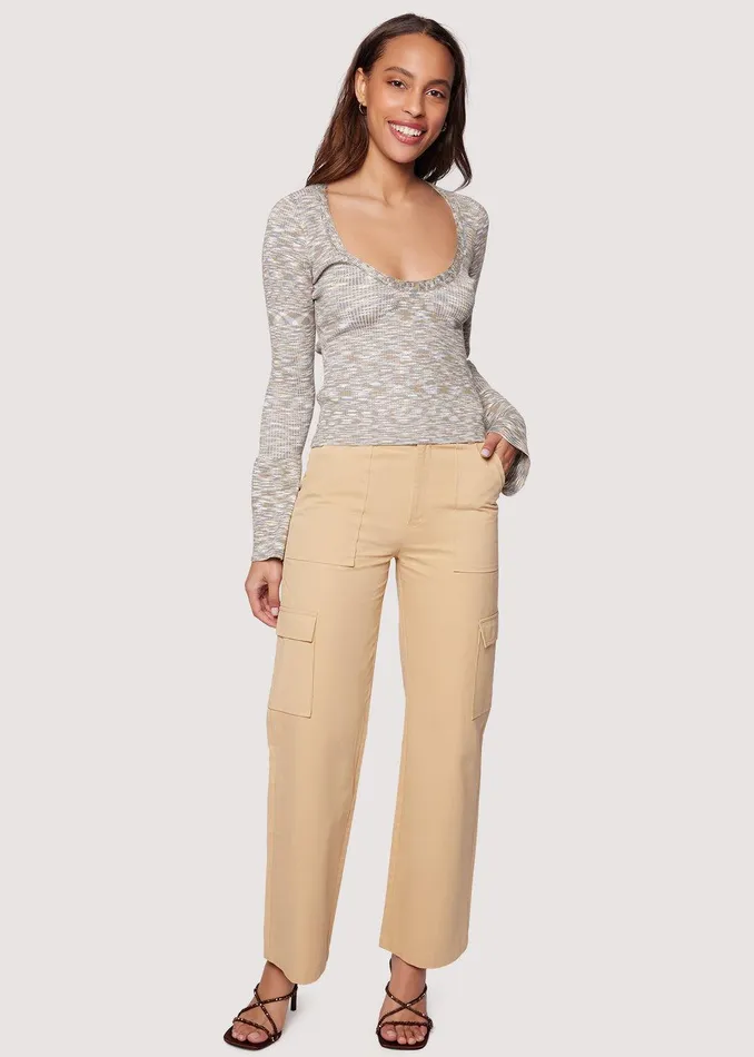 Daryn Bell Sleeve Sweater Agave Women Lost Wander Tops