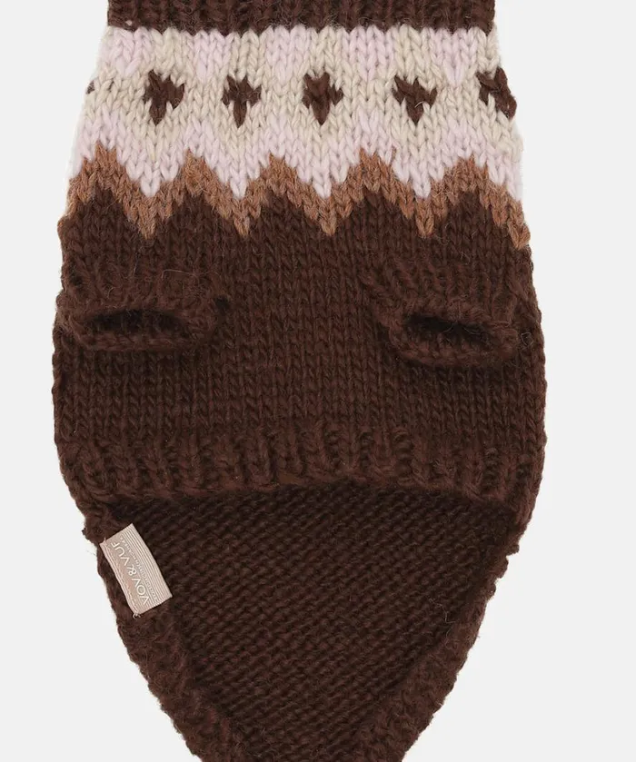 Dog Knit Extra SmallSmall 8211 Brown Accessories Ilse Jacobsen Vov and Vuf