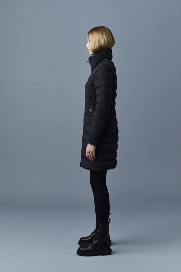 Downs and Jackets Women Mackage FARREN Agile360 Down Coat With Removable Hood Trench Downs and Jackets Women Mackage FARREN Agile360 Down Coat With Removable Hood Trench