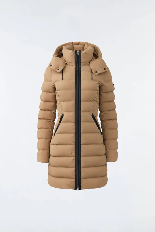 Downs and Jackets Women Mackage FARREN Agile360 Down Coat With Removable Hood Trench Downs and Jackets Women Mackage FARREN Agile360 Down Coat With Removable Hood Trench