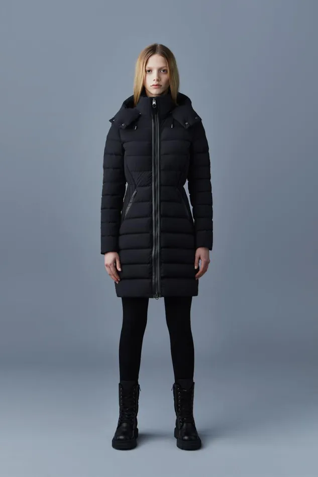 Downs and Jackets Women Mackage FARREN Agile360 Down Coat With Removable Hood Trench Downs and Jackets Women Mackage FARREN Agile360 Down Coat With Removable Hood Trench