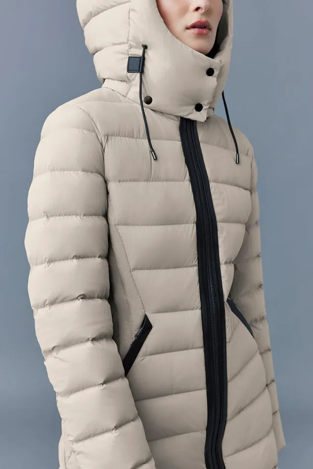 Downs and Jackets Women Mackage FARREN Agile360 Down Coat With Removable Hood Trench Downs and Jackets Women Mackage FARREN Agile360 Down Coat With Removable Hood Trench