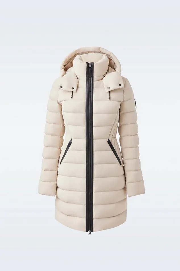 Downs and Jackets Women Mackage FARREN Agile360 Down Coat With Removable Hood Trench Downs and Jackets Women Mackage FARREN Agile360 Down Coat With Removable Hood Trench