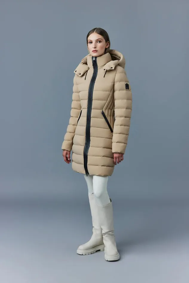 Downs and Jackets Women Mackage FARREN Agile360 Down Coat With Removable Hood Trench Downs and Jackets Women Mackage FARREN Agile360 Down Coat With Removable Hood Trench