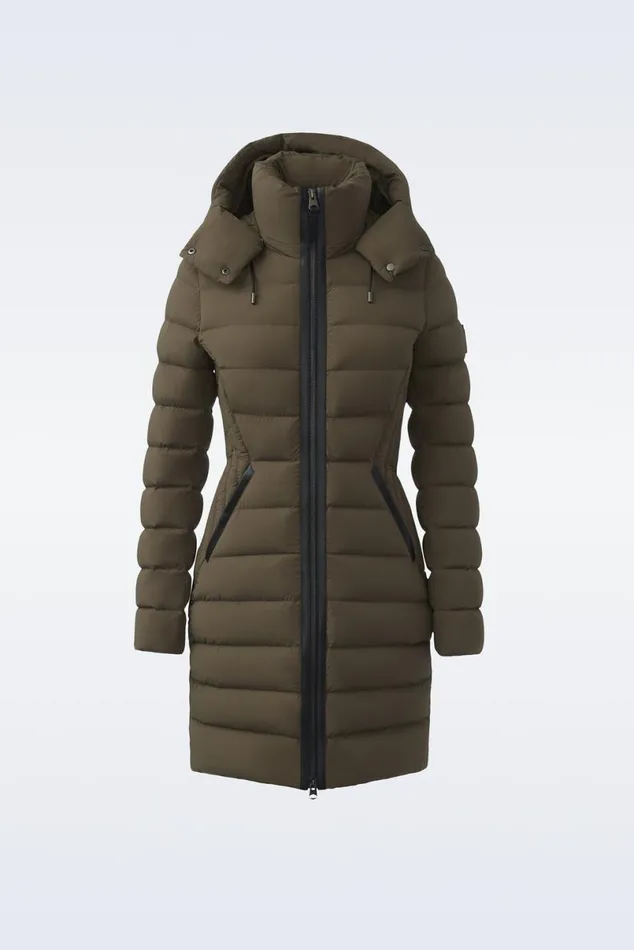 Downs and Jackets Women Mackage FARREN Agile360 Down Coat With Removable Hood Trench Downs and Jackets Women Mackage FARREN Agile360 Down Coat With Removable Hood Trench