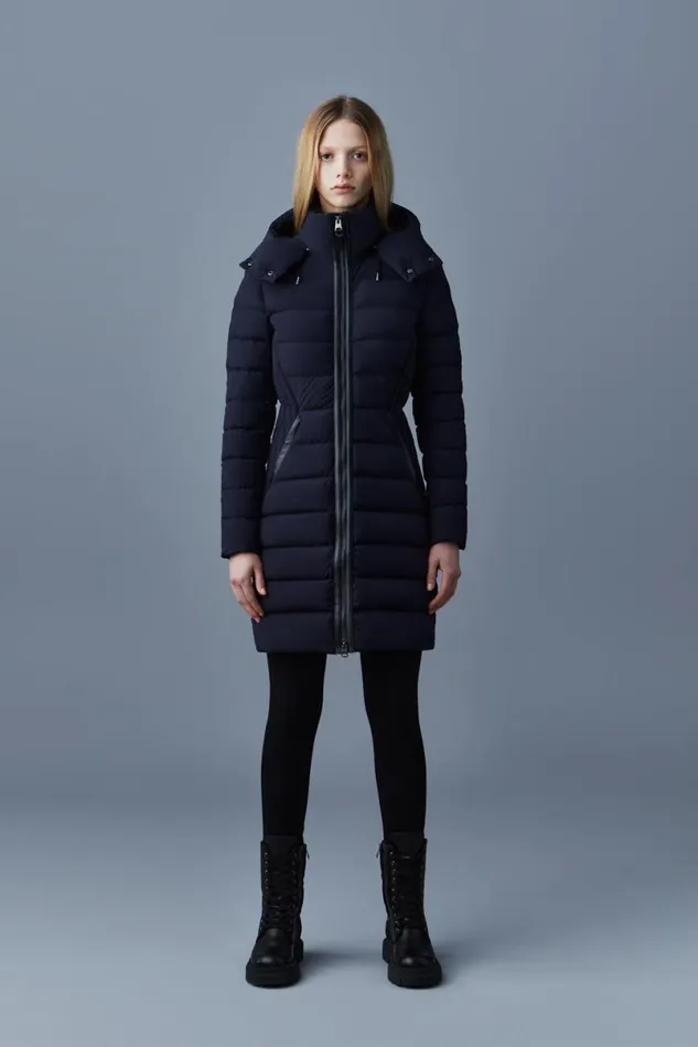 Downs and Jackets Women Mackage FARREN Agile360 Down Coat With Removable Hood Trench Downs and Jackets Women Mackage FARREN Agile360 Down Coat With Removable Hood Trench