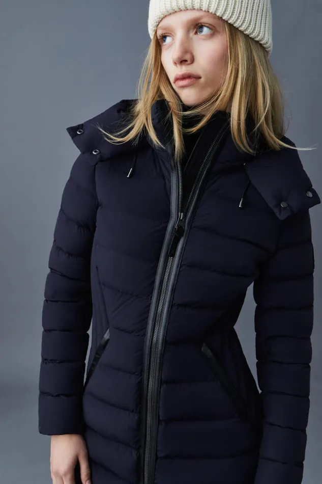Downs and Jackets Women Mackage FARREN Agile360 Down Coat With Removable Hood Trench Downs and Jackets Women Mackage FARREN Agile360 Down Coat With Removable Hood Trench