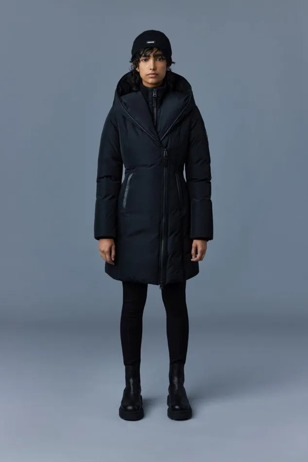 Downs and Jackets Women Mackage KAY Down Coat With Signature Mackage Collar Black Downs and Jackets Women Mackage KAY Down Coat With Signature Mackage Collar Black