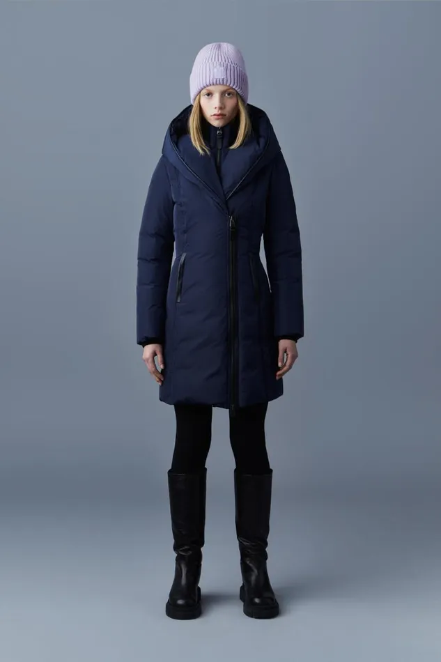 Downs and Jackets Women Mackage KAY Down Coat With Signature Mackage Collar Black Downs and Jackets Women Mackage KAY Down Coat With Signature Mackage Collar Black