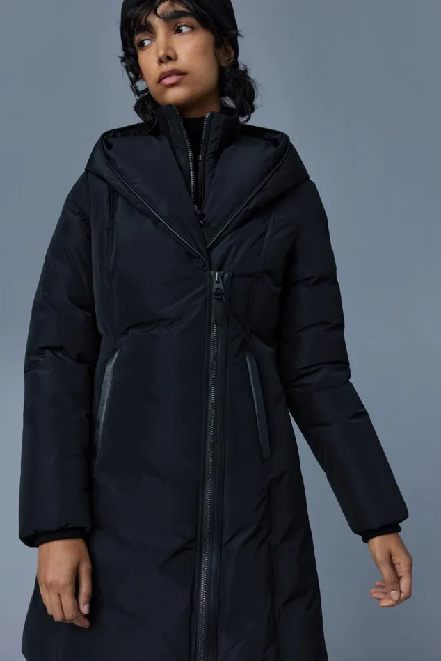 Downs and Jackets Women Mackage KAY Down Coat With Signature Mackage Collar Black Downs and Jackets Women Mackage KAY Down Coat With Signature Mackage Collar Black