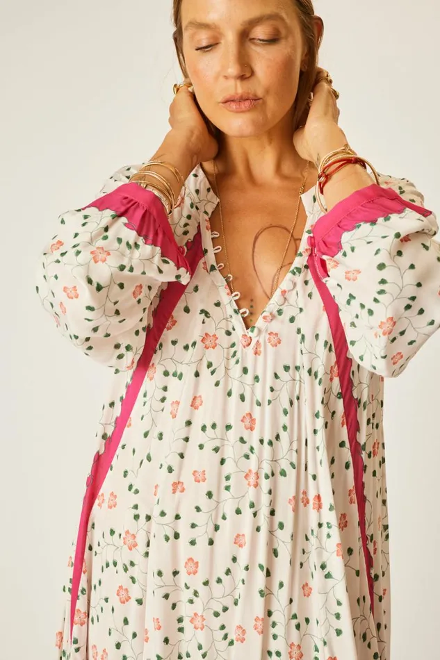 Dresses Shop Natalie Martin FIORE SHORT DRESS Pinwheel Cotton