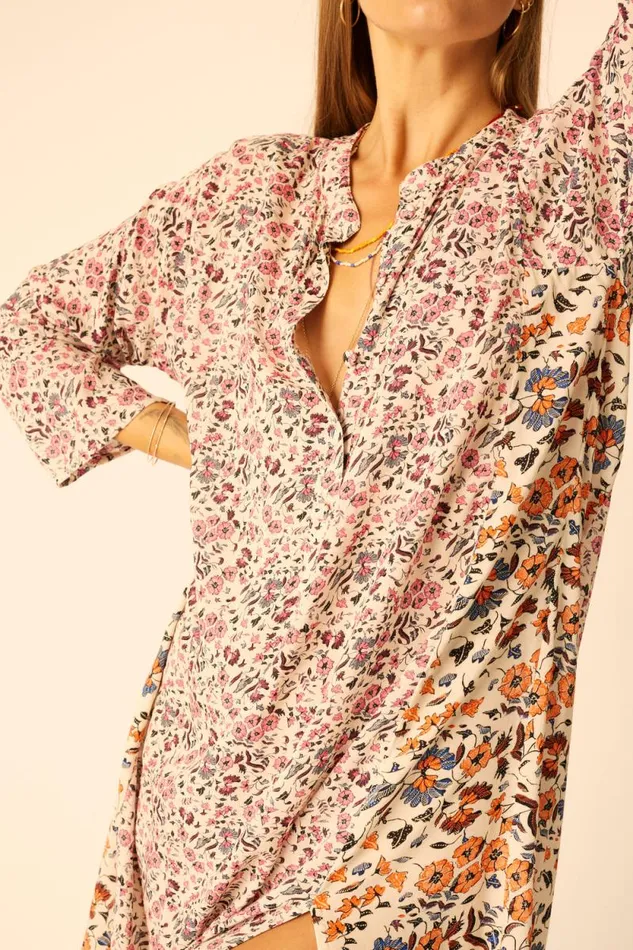 Dresses Shop Natalie Martin ISOBEL DRESS Petite Fleur Rose