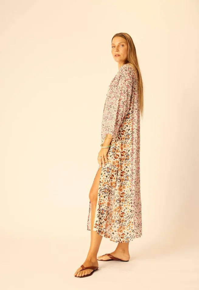 Dresses Shop Natalie Martin ISOBEL DRESS Petite Fleur Rose
