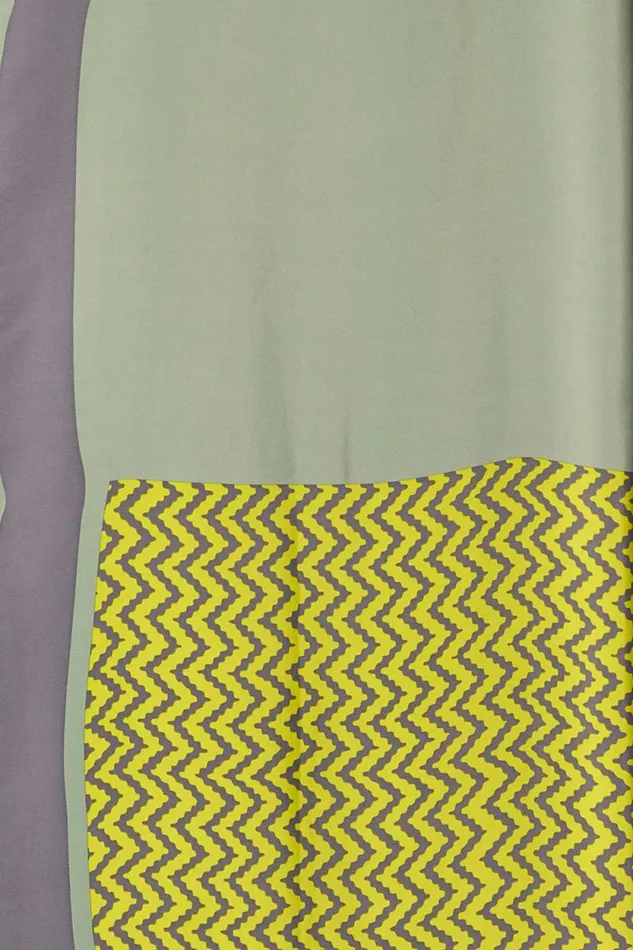 Dresses Shop Natalie Martin JERUSHA MINI Block Zigzag Tangerine