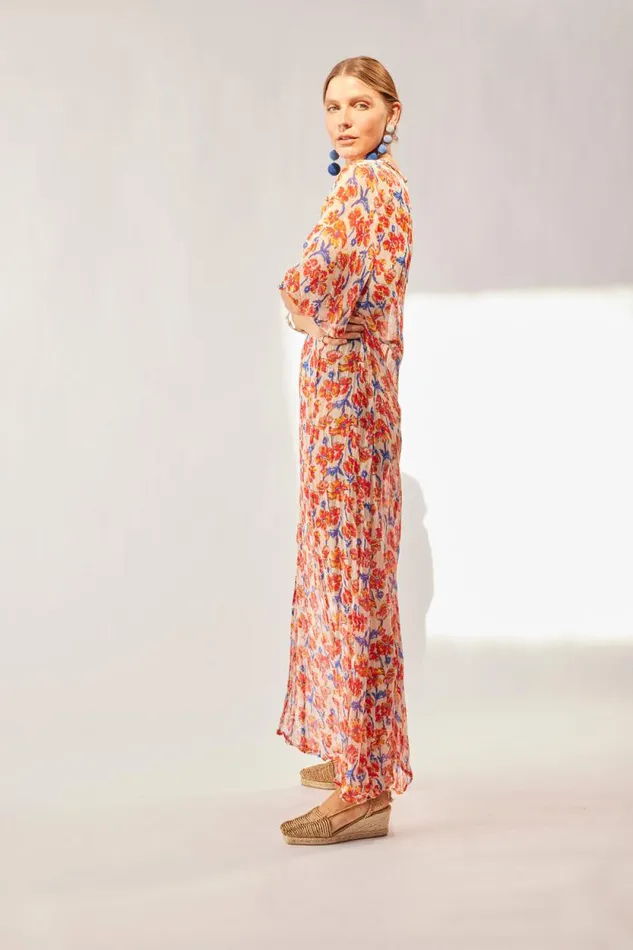 Dresses Shop Natalie Martin LILY DRESS Chiffon Watercolor Clem