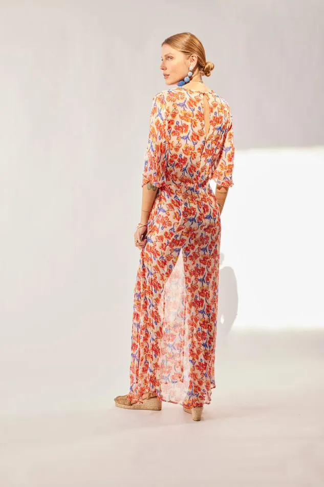 Dresses Shop Natalie Martin LILY DRESS Chiffon Watercolor Clem